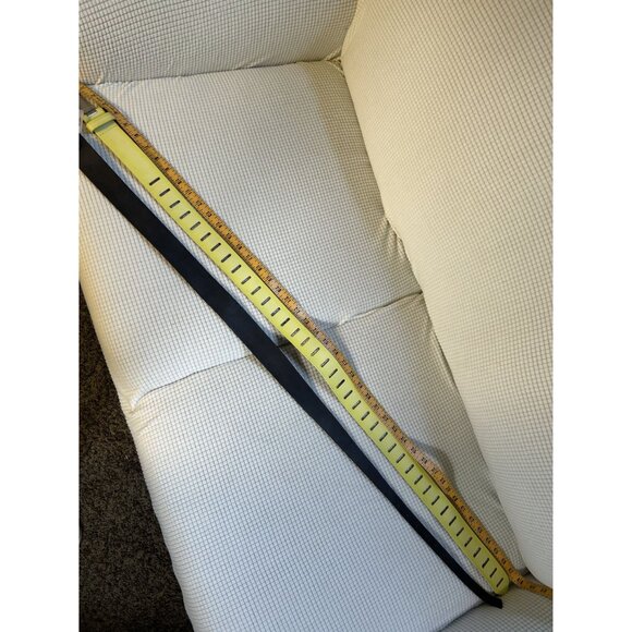 2- Urban Outfitters Buff Leather Belts, 1-Yellow, 1-Black, New Old Stock, Size M - Picture 4 of 5